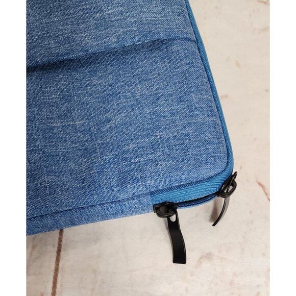 Blue Laptop Sleeve With Aqua Keyboard Cover, Screen Protector For MacBook Air - Picture 9 of 9